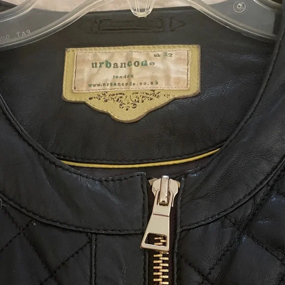 Urbancode London Urbancode Leather Roll Top Tote Backpack Black